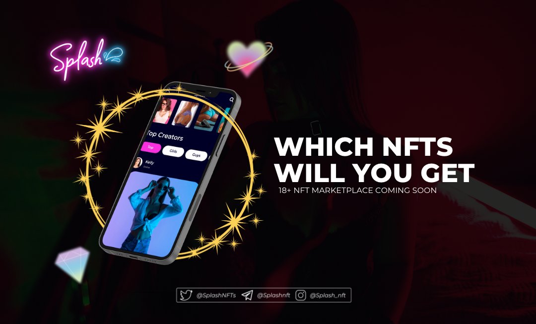SplashNFTs's tweet photo. With #Splash, you control the way you play ๐ and experience our #NFTs and #MetaSplash ๐ฆ. Soon, users will have an all new way to experience adult entertainment using the latest and greatest in technology. #Splash is bringing you the best of both worlds. https://t.co/oldPMs7yF2