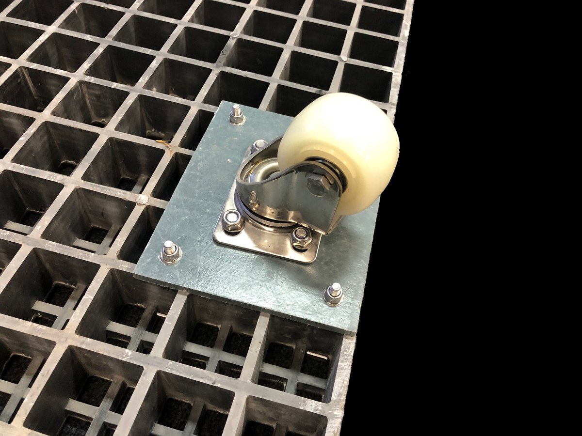 CompositeEngAu's tweet image. Something a little different - MaxiGRATE dolly.

Heavy duty dolly manufactured from MaxiGRATE. Ideal for moving heavy items.

#frp #maxigrate #compositematerials #frpgrating #equipmenthandling