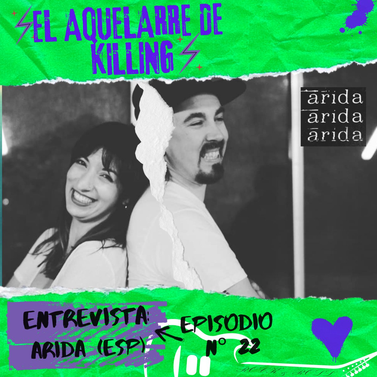#ElAquelarreDeKilling: Repasos y entrevistas con feminidades del rock y del metal.
.
Sino escucharon el ultimo acá le pueden dar play 👇
.
🔥 spoti.fi/3OhN0lF 🔥
.
En esta entrega contamos con invitados internacionales conversamos con <a href="/aridamadrid/">Árida</a> desde #España
