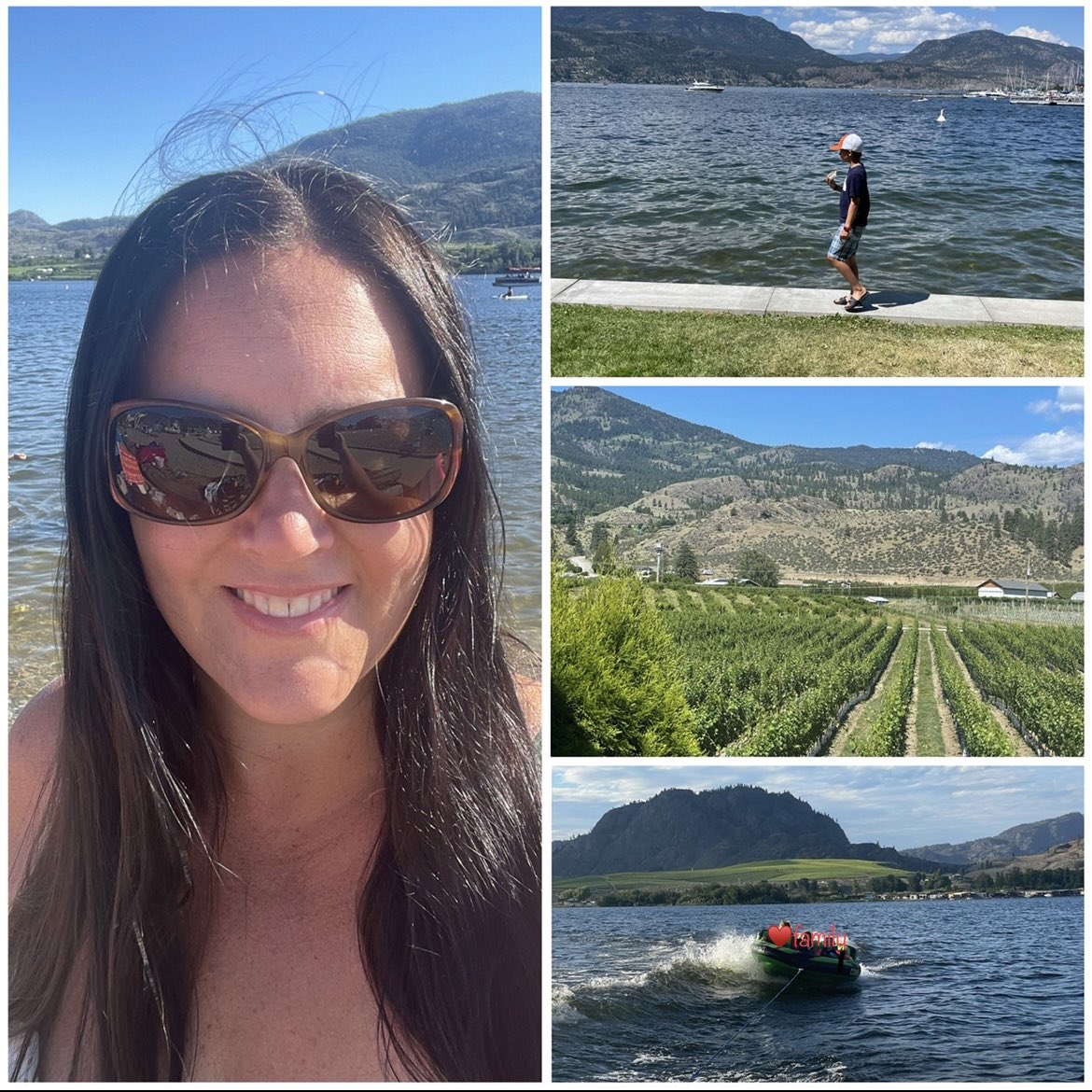 CalabrettaJenn's tweet photo. Thank you #beautifulbritishcolumbia for an incredible vacation. family+lakes+mountains=a million memories @osoyoosbc @Tourism_Kelowna https://t.co/Qs10xWlCsK