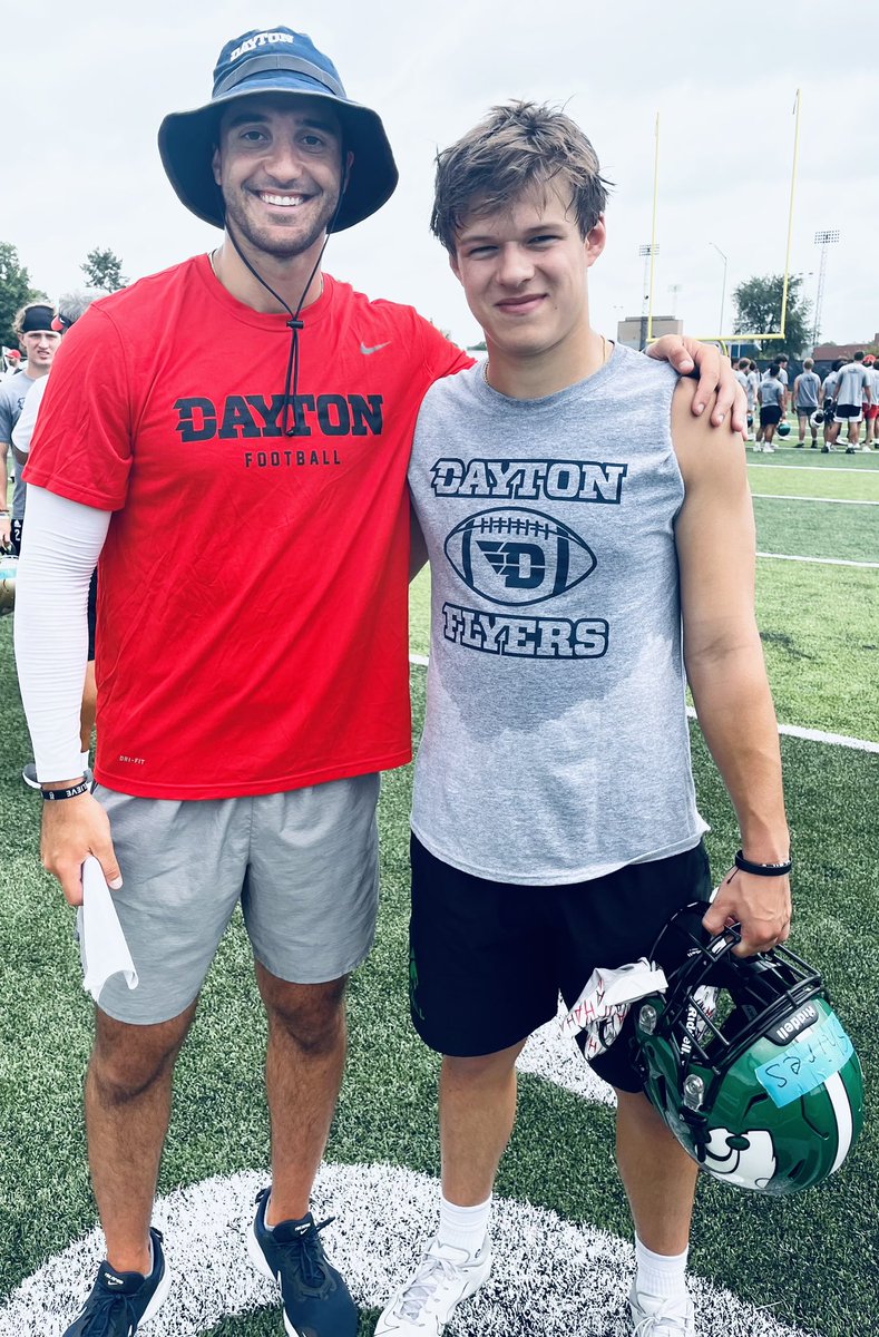 Great time today <a href="/DaytonFootball/">Dayton Football</a> camp. Thanks for the invite <a href="/CoachCos16/">Sam Costantino</a> and good to work with <a href="/CoachEwald/">Coach Mark Ewald</a> and the other coaches. <a href="/novifootball/">Novi Football</a> <a href="/Coach_JSparks/">Jim Sparks</a> <a href="/Coach3Davis/">Deshon D. Davis</a> <a href="/Burrell_Sports/">Burrell Sports Performance</a> <a href="/Fodrocy1156/">AREN Consulting</a> <a href="/TheD_Zone/">The D Zone</a>
