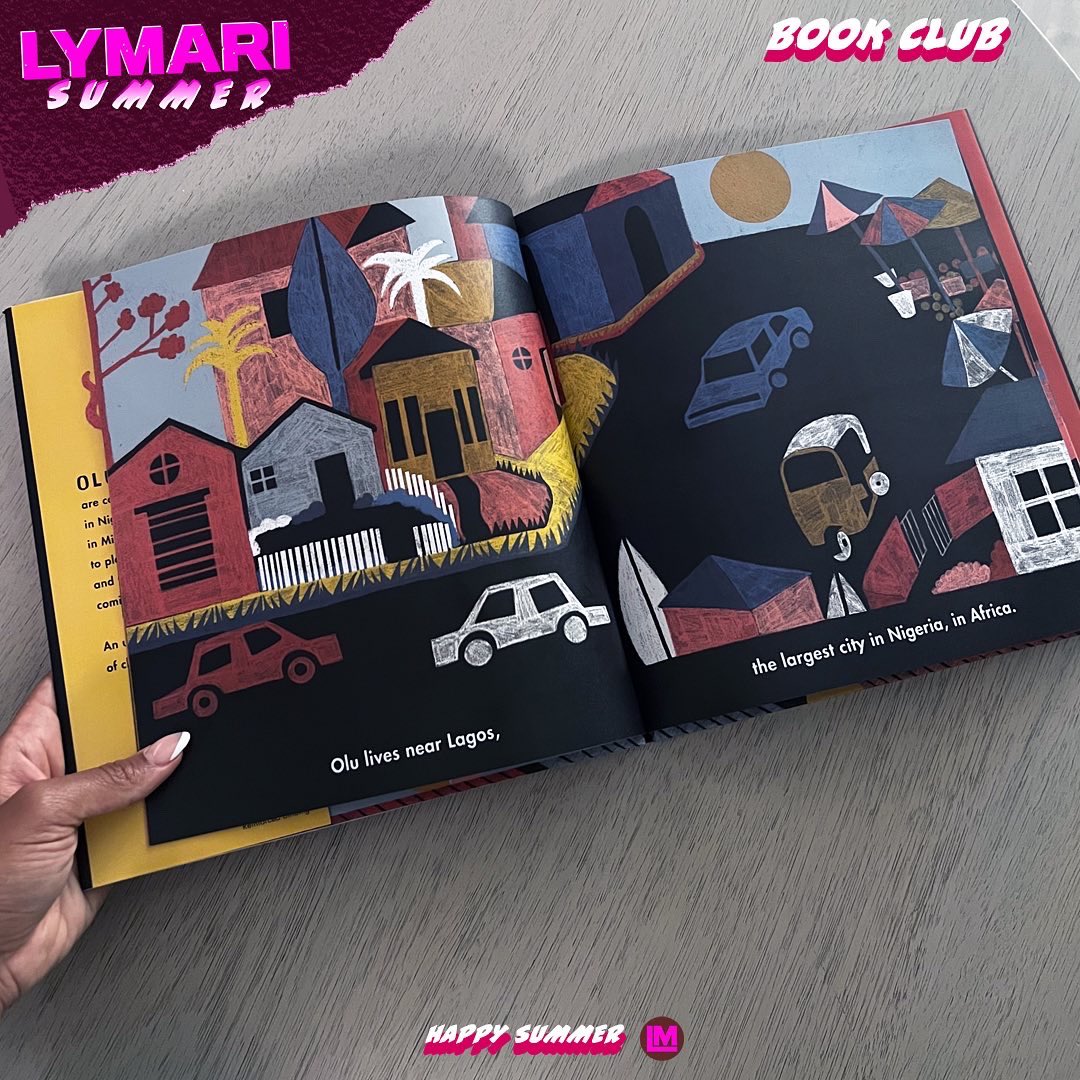 lymarimedia's tweet photo. The first book we’d like to highlight as part of our #LymariSummer book series is by illustrator and textile designer @dianaejaita.  Ejaita fuses her Nigerian and Italian heritage in dramatically silhouetted images of people in vibrant, patterned settings. https://t.co/kqV22ay4um
