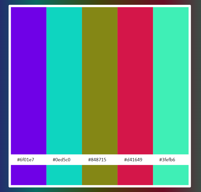 PremPalGal's tweet photo. How does this one look? #Colors #Palette #NFTCommunity #NFT #OnChainNFT https://t.co/sOngXJ0GYY