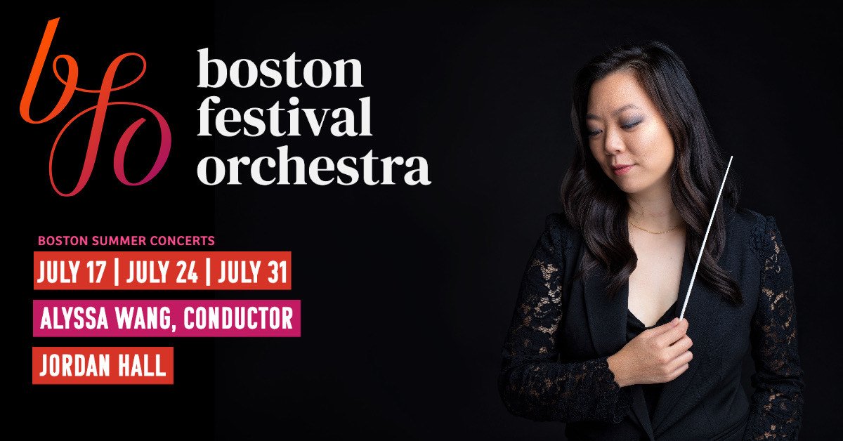 Violinist Alyssa Wang, NEC Entrepreneurial Musician Fellowship alum and frequent BCMS guest artist, is also co-founder, artistic director and conductor of the Boston Festival Orchestra. Check out the BFO's summer offerings here: bforchestra.org/summer-mainsta…