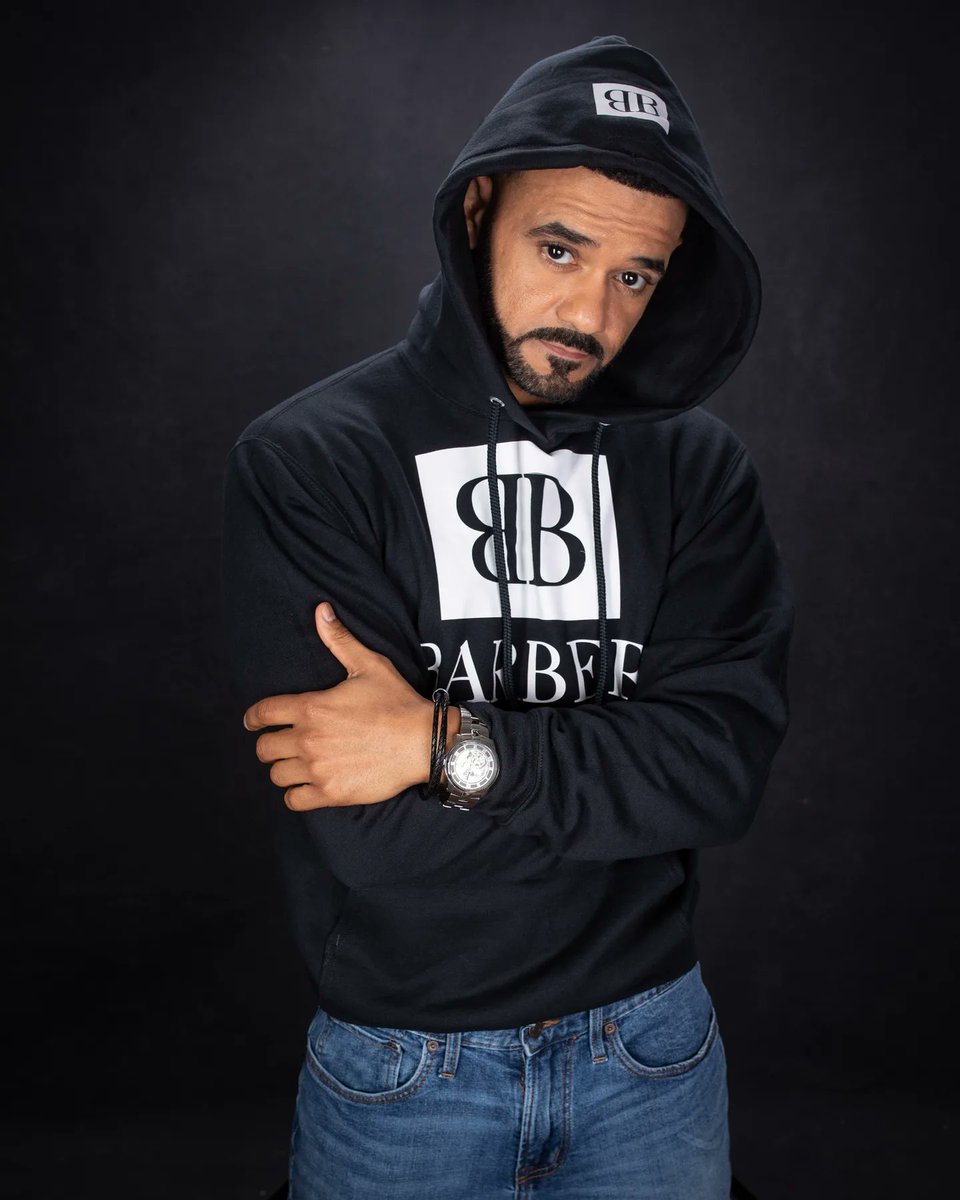 BoganStacy's tweet photo. Need a barber💈✂️ go check out Johnathon LeBron on IG @lebron_12barber great barber and great swag. Modeled by @abe_lopez_84 on IG. Brand photoshoot. https://t.co/SvJDXVNQCC