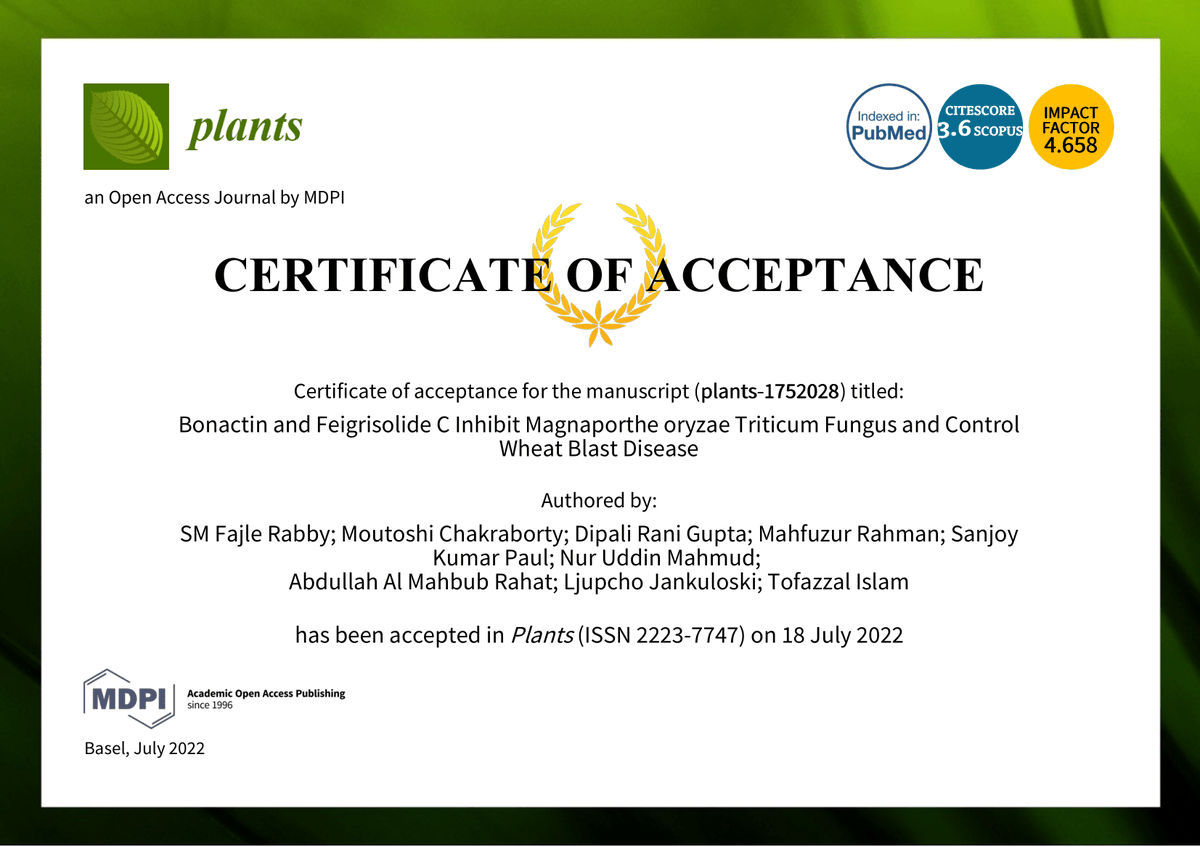 fajle_bge's tweet photo. The last part of my master's thesis is accepted in plants.
@Plants_MDPI https://t.co/rTDdo7tYyk