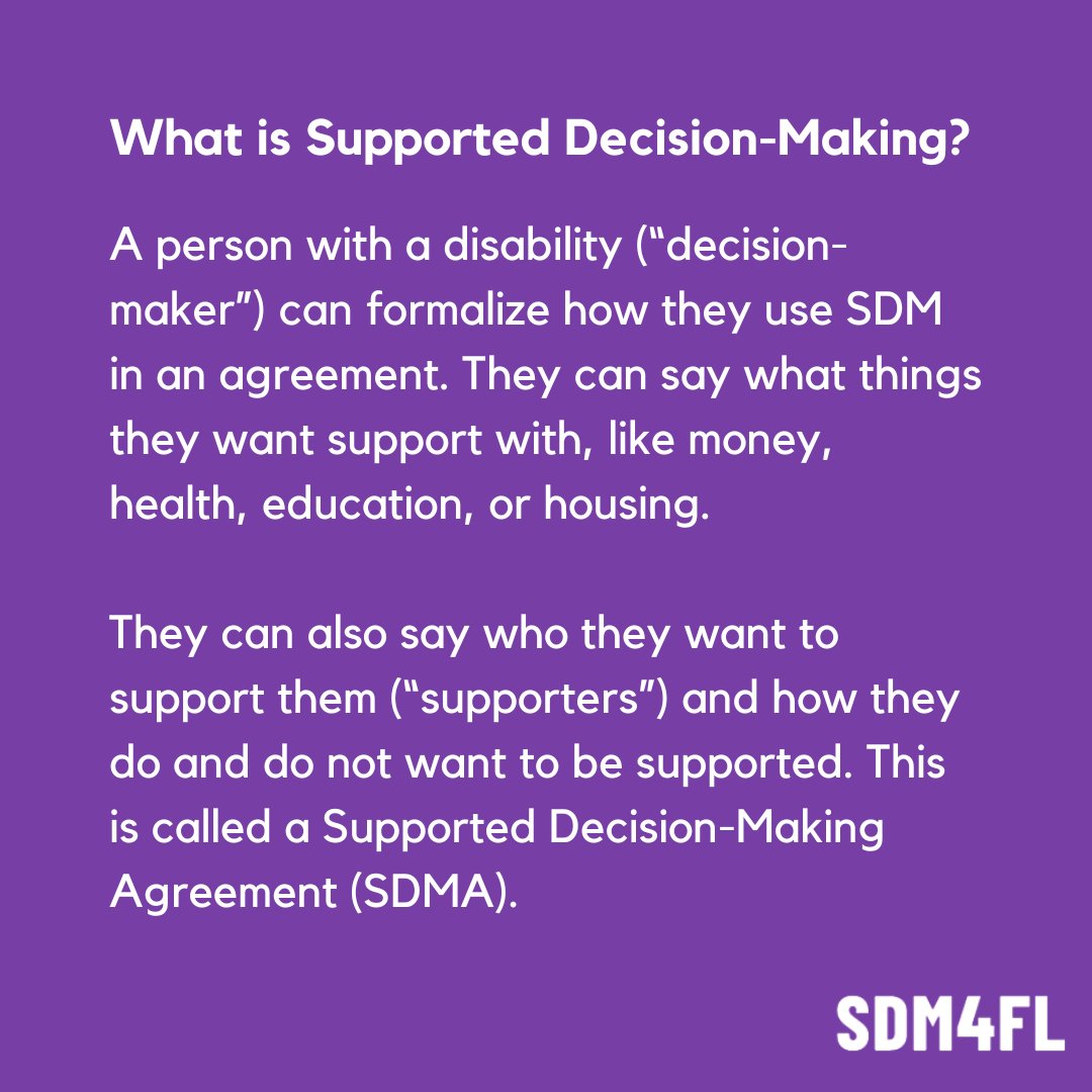 IDecideFL's tweet photo. Frequently asked questions: What is Supported Decision-Making?

For more info, visit our website https://t.co/FJ2n5mb2zR

#SupportedDecisionMaking #Guardianship #FreeBritney #NotJustBritney https://t.co/1j8st3CLb3