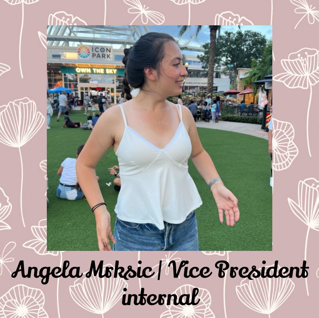 swe_uiowa's tweet photo. Introducing our Vice President Internal, Angela Mrksic! https://t.co/VSIFteOdMX