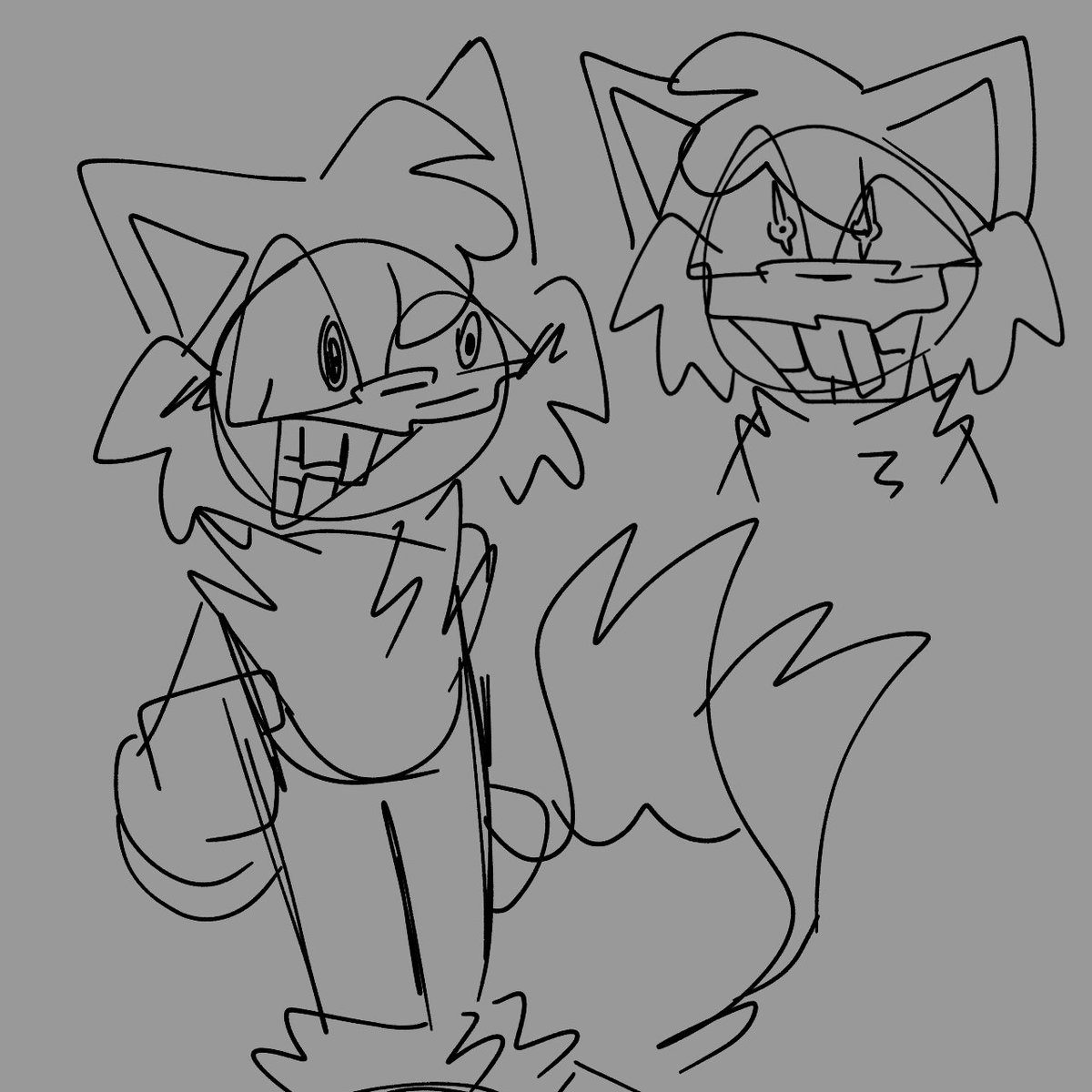 mxjindoodlez_'s tweet photo. these started as warm up doodles and I have no clue what happened - ( I hate the shading lolz )

this is the only good fanart of this crazy lil fox y'all are gonna get outta me / j

#secrethistorytails #mashedtails #mashed #fnfsecrets https://t.co/tDz0OBk0eP