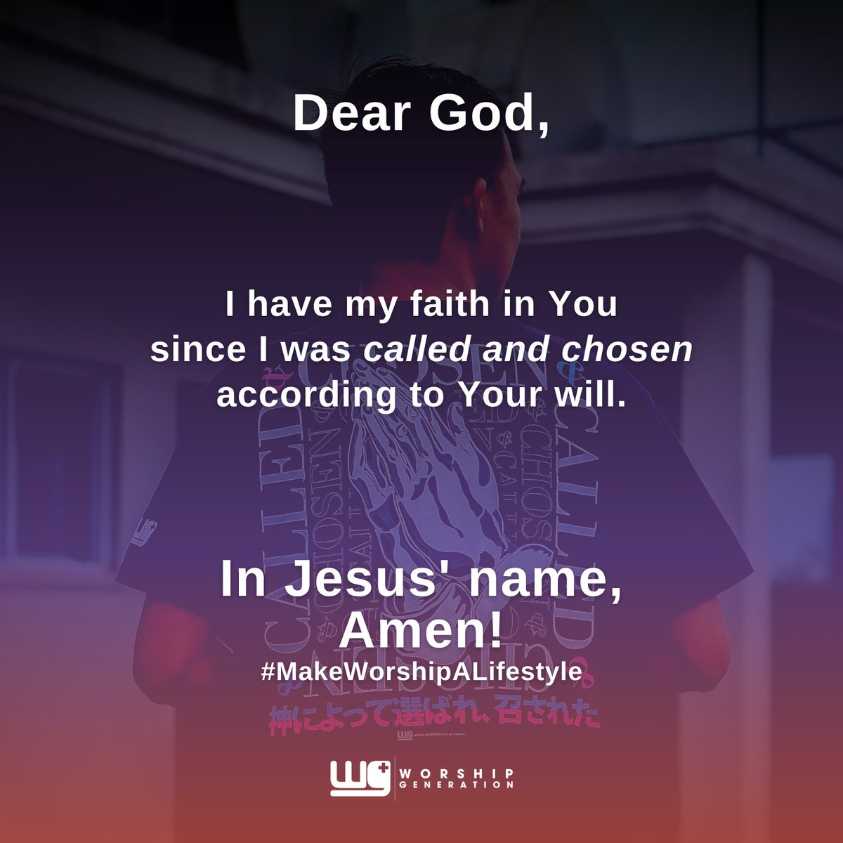 WorshipG_7's tweet photo. As someone who was called and chosen according to Your will, I understand Your good purposes. In You, nothing will go wrong.π
#WorshipGenerationDearGod #TheAndSeries #WorshipGeneration #Worship #MakeWorshipALifestyle #JesusLovesYou #Devotional #GodLovesYou #GodLovesMe #God https://t.co/euC0hv5KYH