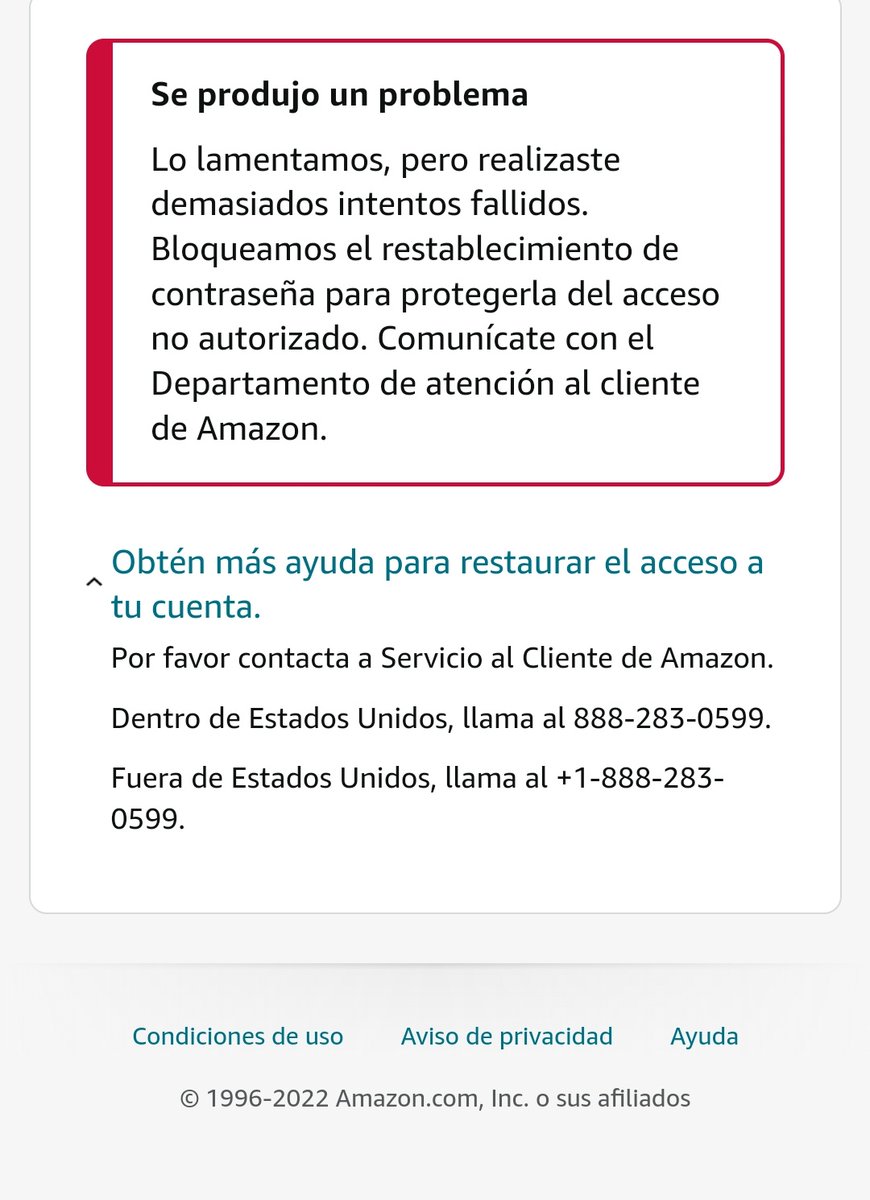 AnacletStifler's tweet photo. @PrimeVideoLat Qué debo hacer con esto? Llevo varias semanas sin poder configurar mi cuenta (esto pasa luego de que me envían el código a mi correo) https://t.co/tALhgcFfx7