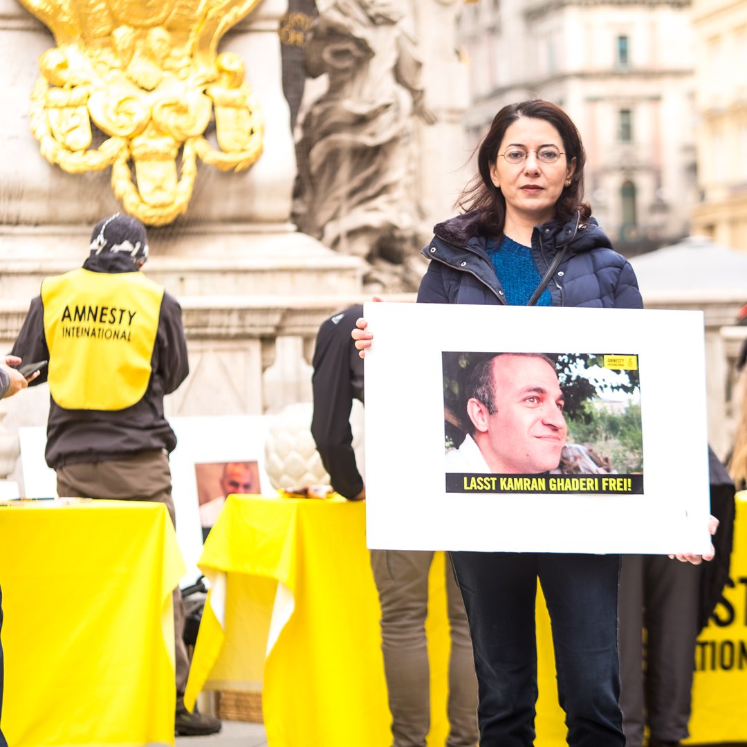 #Austrian #KamranGhaderi is 58, one of the hostages in Iran, has spend 6,5 years of his life unjustly in prison!
He has high blood pressure and a tumor, had a surgery and was infected with #Covid_19 two times. #FreeKamranGhaderi and bring him home to his 3 children <a href="/JosepBorrellF/">Josep Borrell Fontelles</a>