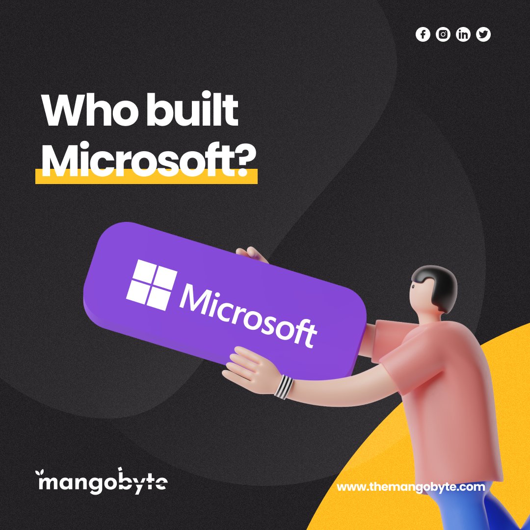 byte_mango's tweet photo. Microsoft was built by Bill-gates and Paul Allen inspired by the January cover of Popular Electronics magazine.

📧 hello@themangobyte.com
📞 9851326887

#BrandingStories #Mangobyte #Microsoft https://t.co/ETf6aJaN8q