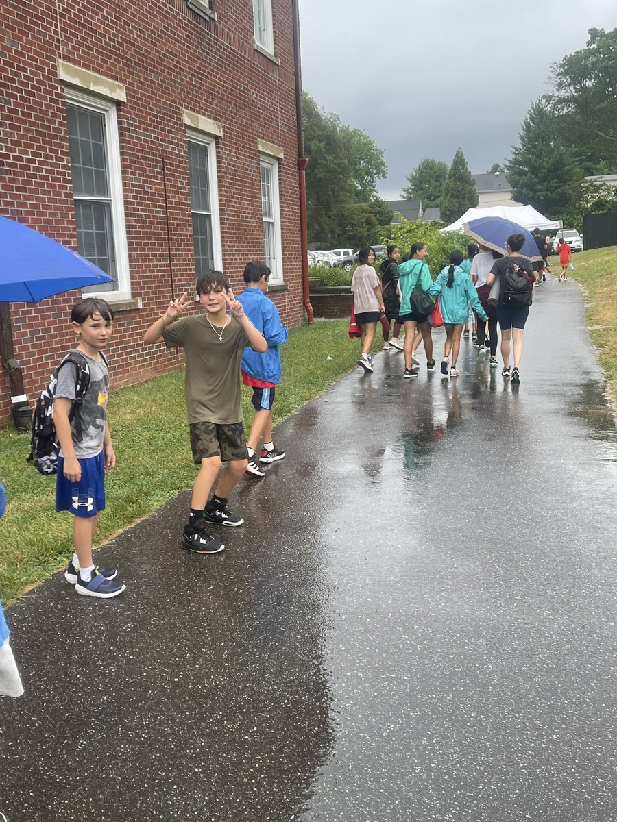 A little rain can’t stop us! Happy Monday! #nssummer <a href="/drzublionis/">Chris Zublionis, Ed. D.</a> <a href="/CarolASmyth/">Carol Ann Smyth</a> <a href="/DrTitone/">Kerri Titone, Ed. D.</a> <a href="/SHELLNORTHSHORE/">North Shore CSD</a>