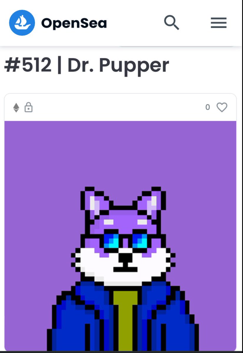 shibtopia's tweet photo. Dr. Pupper is exactly what your new blue can is missing ๐๐๐
Who else agrees?
#nfts #drpepper #shibpups #drpupper https://t.co/OAGKabvhpR