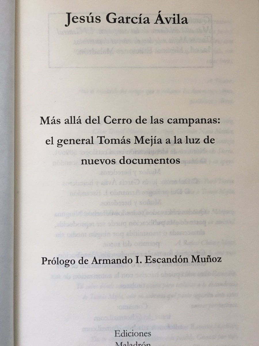 ArcanoHistoria's tweet photo. El próximo miércoles 27 de julio, tendré la oportunidad de presentar mi libro en las instalaciones del @PanteonSanFer. La cita es a las 17:00 h. El acceso será previo registro. 
Allá nos vemos para hablar de Tomás Mejía y del destino de su familia, después de muerto el general. https://t.co/5flKstEvwp