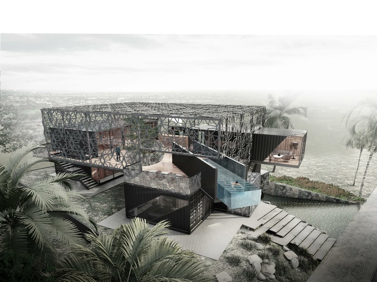 earthcheck's tweet photo. Click the link to read more about this incredible 😍 house made out of #recycled scrap🔃 Thanks @Architizer for sharing this. 
https://t.co/yCOefPjE8S
#sustainabledevelopment https://t.co/EQMeTWNt3X