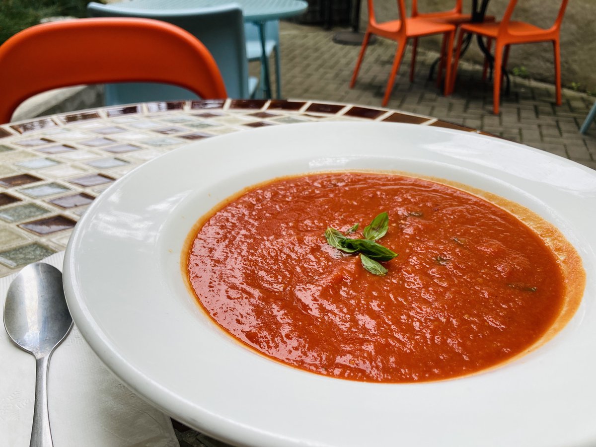 HostelCafePDX's tweet photo. This week…
 
We’re serving this rich yet fresh Classic Tomato Soup as our soup special! You can add toast for $1, or upgrade to our popular Grilled Cheese for only $4.
 
For drink specials, we have two kinds of mimosas, Orange Juice Mimosa and Inka Mosa made with Cicha Morada! https://t.co/82sSOhyE8C