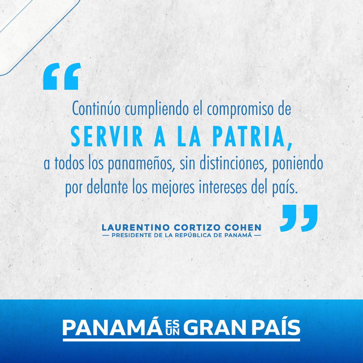 Nito Cortizo tweet media