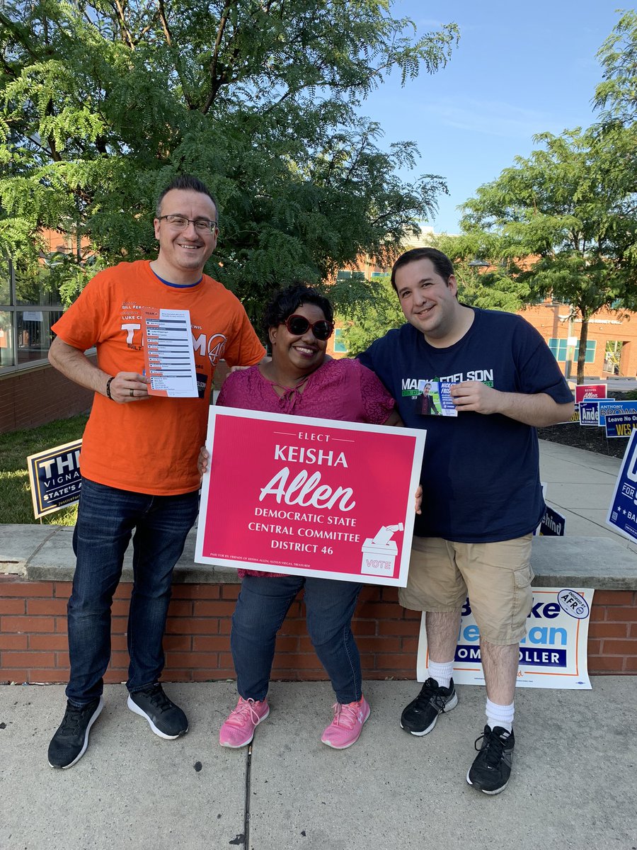 District 46 Democratic Central Committee representing ! <a href="/keisha4bmore/">Keisha Allen</a> <a href="/MikeBallHustlin/">Mike Ball</a>