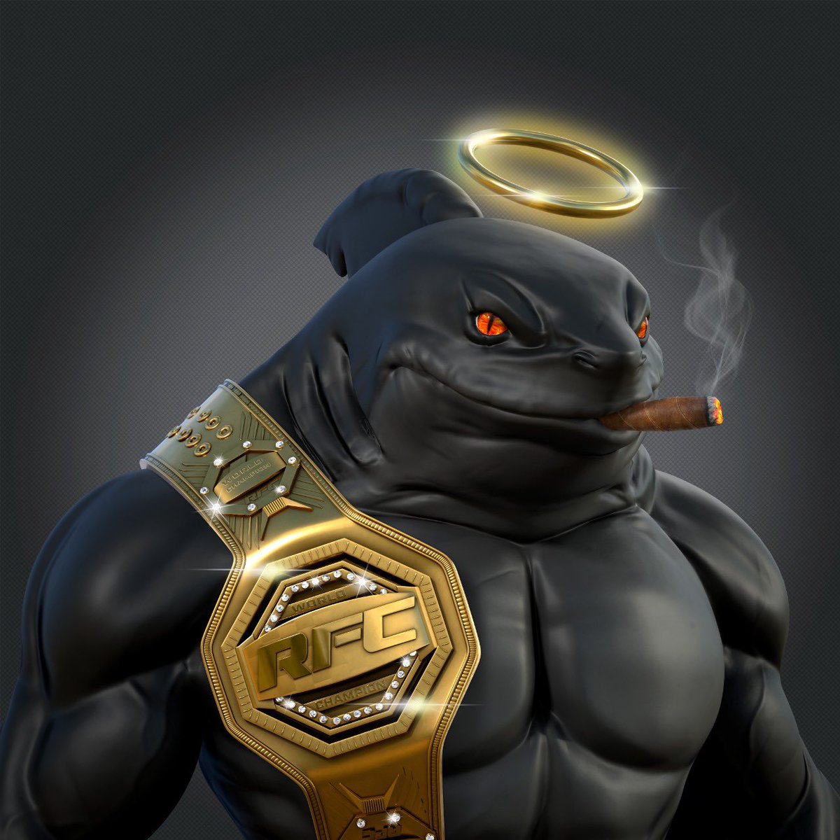 RogueSharks's tweet photo. Happy Monday Sharks!

We’re leaking a new trait everyday ahead of the Rebirth Serum going live 😎

How we feeling about the Shark Fighting Championship Belt? 😏

#Solana https://t.co/oEp2BEuyqr