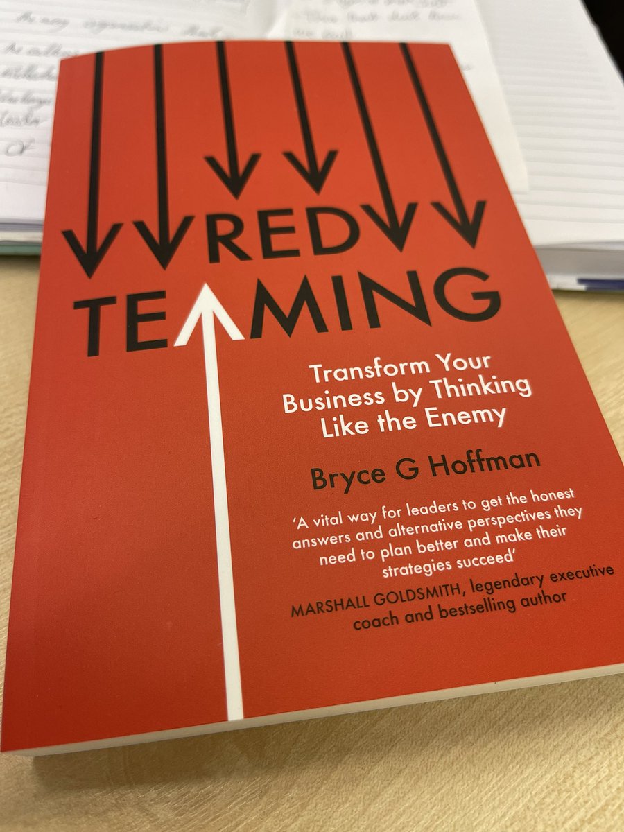 ManiraAhmad's tweet photo. Insightful afternoon at @EdinburghNapier with @brycehoffman & Marcus focusing on #RedTeamThinking
Joined passionate life long learners to stretch our own thinking on strategic & systems leadership. Bringing back common sense!
#RTT #ThinkWriteShare #CynefinFramework #Leadership https://t.co/YTUIZ3aZaB
