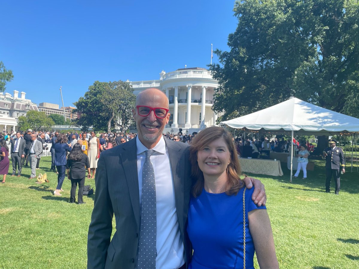HopeAndHealFund's tweet photo. ⁦@Bmalte32⁩ and ⁦@MaryKKopp⁩ were honored &amp; thrilled to join colleagues, friends and partners at the White House celebrating the passage of Bipartisan Safer Communities Act which will provide munch needed funding for community-led violence interruption strategies. https://t.co/nSaEC3FRLw