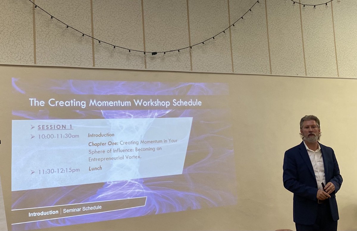 Tonight’s speaker is David Wilkinson, “Creating Momentum in Your Sphere of Influence - Becoming an Entrepreneurial Vortex.” #Bradenton #Manatee #Entrepreneur #Startups #Coworking