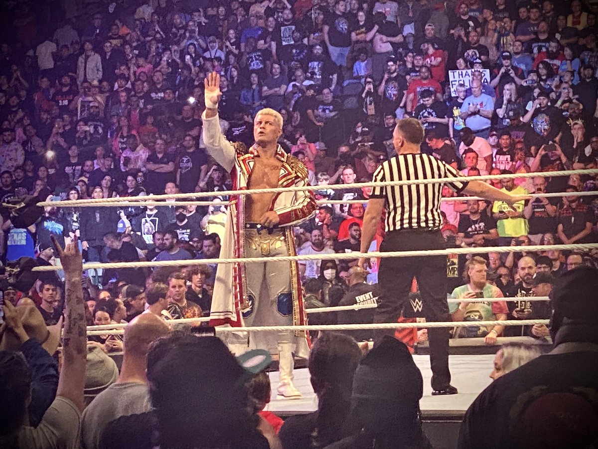 ARCGWWETour's tweet photo. Here is a @CodyRhodes appreciation post. We miss you, Cody, and hope you return soon.
#AmericanNightmare #WWERAW #RAWDallas #RAWAfterMania #ARCGWWETour #DallasBIGWins #CodyRhodes https://t.co/NDbzizhTBZ