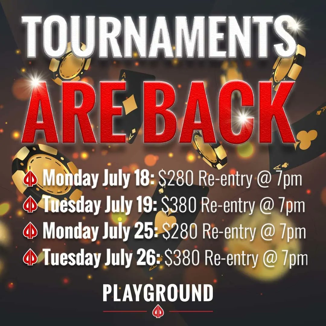 Playground Poker on Twitter "The first steps of the return of