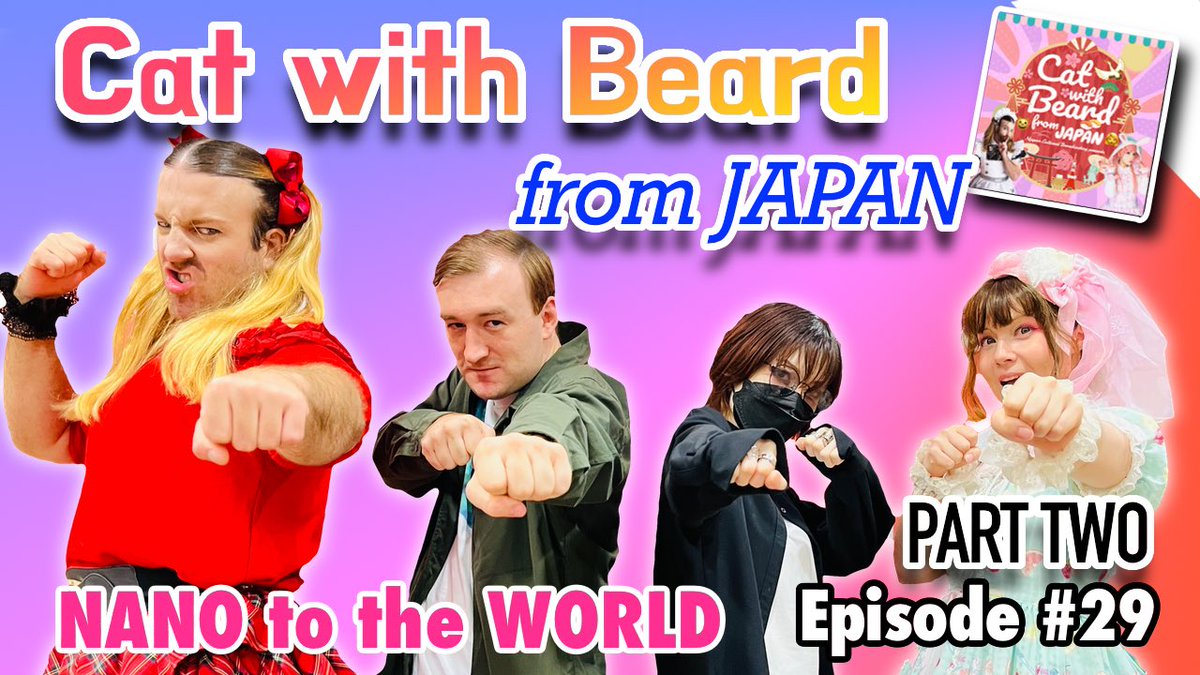 NttwOfficial's tweet photo. 📻 NEW EPISODE UP✨

▶︎PART 2◀︎ of the collaboration episode with the Podcast "Cat with Beard from Japan"‼️

The first half of the episode is up on THEIR podcast and the later half on OURS🤝

Both parts ON AIR now🆙
▶︎ https://t.co/Le8QqCQcSd
▶︎ https://t.co/gVI7lMsXtT https://t.co/mv29ClTwrx