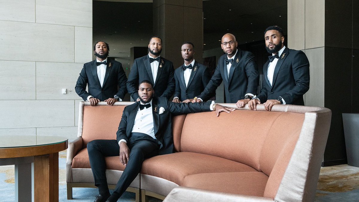 LifeofLeto's tweet photo. On top of DJing my wedding he stood in as a groomsmen when one didn’t show up! Here’s the picture to prove it! https://t.co/wqrxrTzaXO