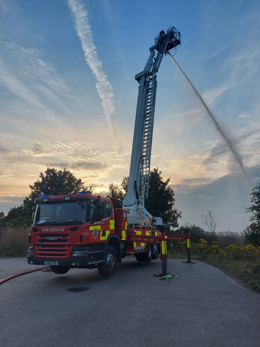 EPWitham's tweet photo. On scene at incident in #Witham requiring Fire, Police &amp; Ambulance crews. Multiple fire appliances tackling the blaze. All teams working together, looking out for each other. @ECFRS @EastEnglandAmb @EssexPoliceUK Investigations ongoing. @town_witham @EPSpecials https://t.co/vn0ThKstmJ