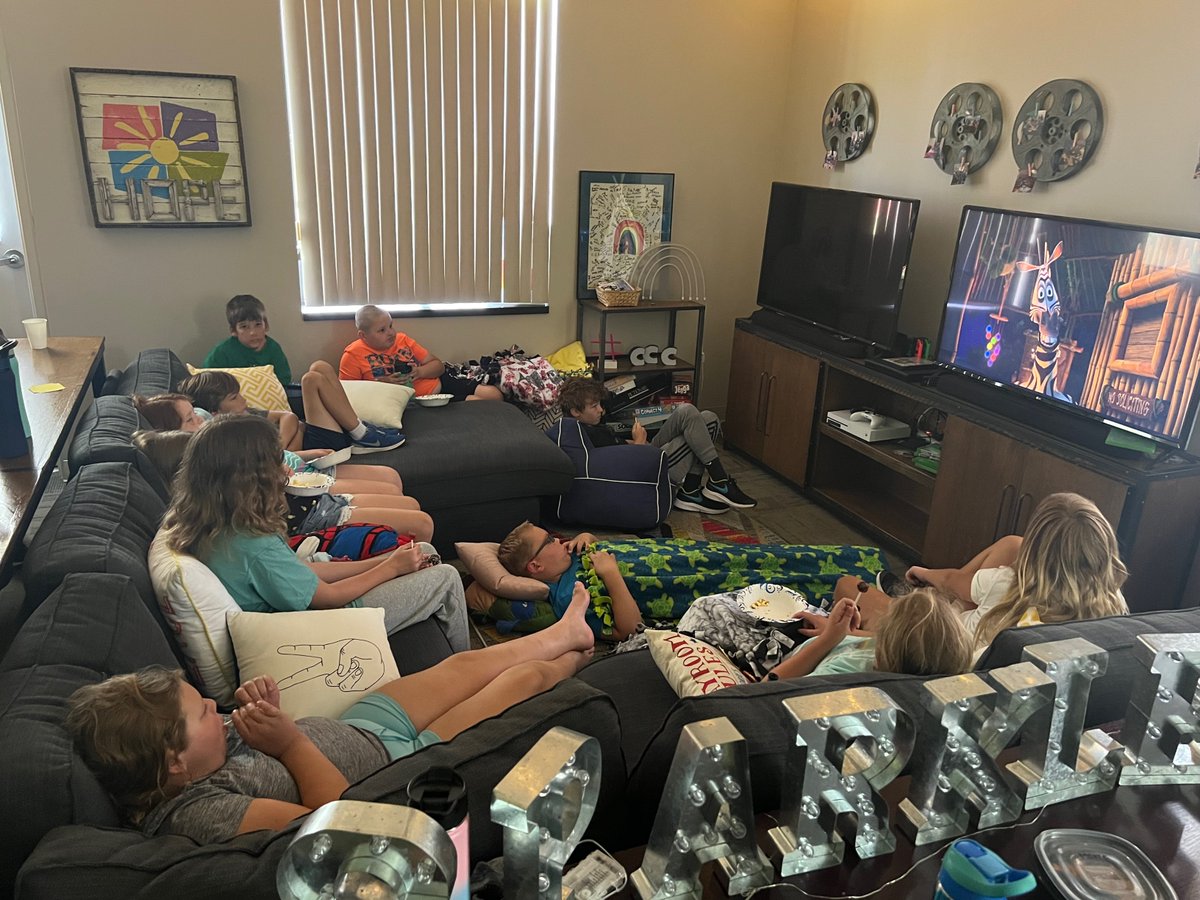 ccc_iowa's tweet photo. Week 1 of #CampHeartConnection Day Camp kicked off today! Today's festivities included magician Jonathan May, arts and crafts, and movie day! Thanks to @guideone, the Viking Foundation and @GreenStateCU for helping make all this fun happen as Day Camp Supporters. #ccc https://t.co/haTHbwCAeB