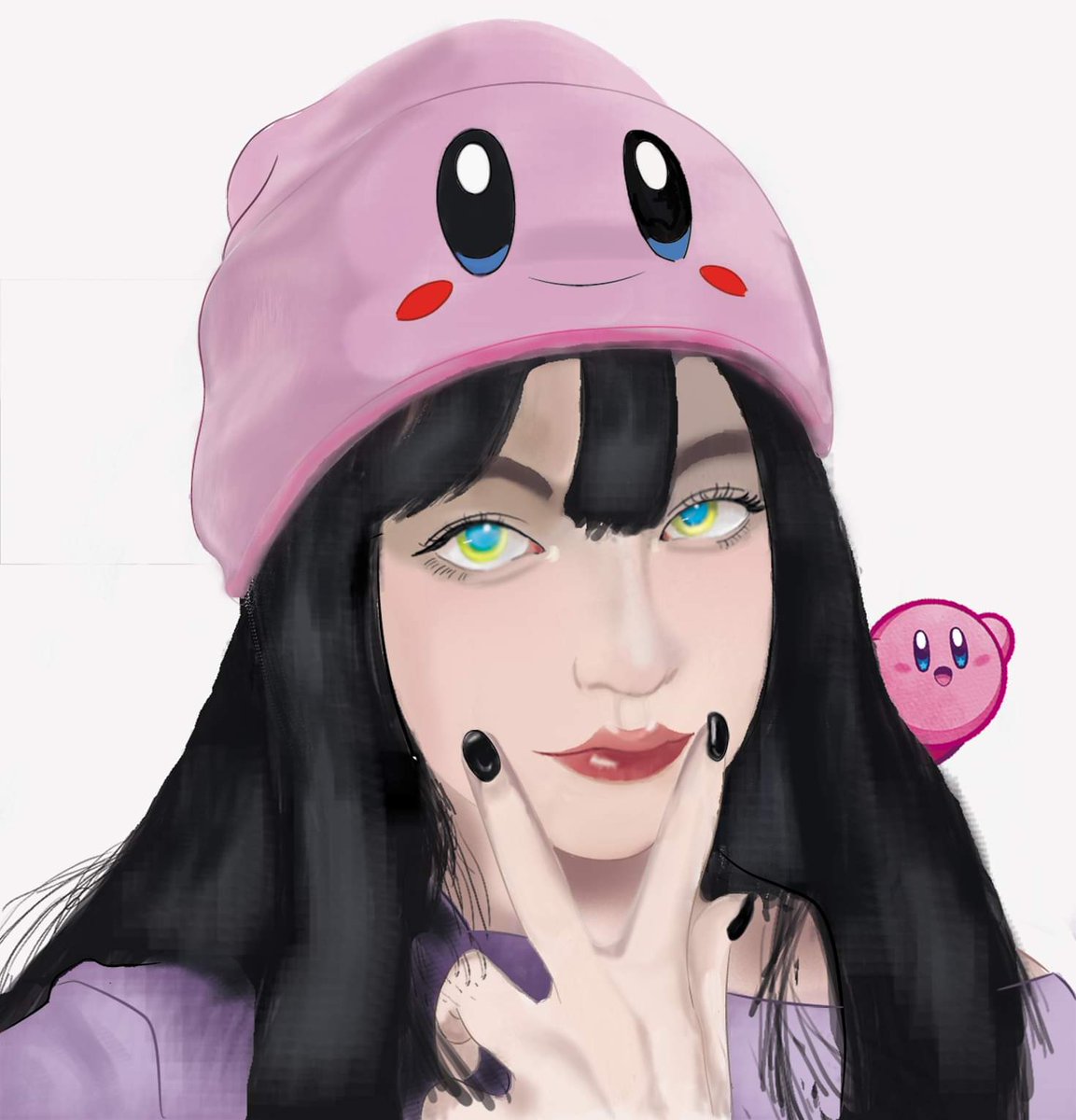 Gorrito de Kirby 

#art #digitalart #Kirby
