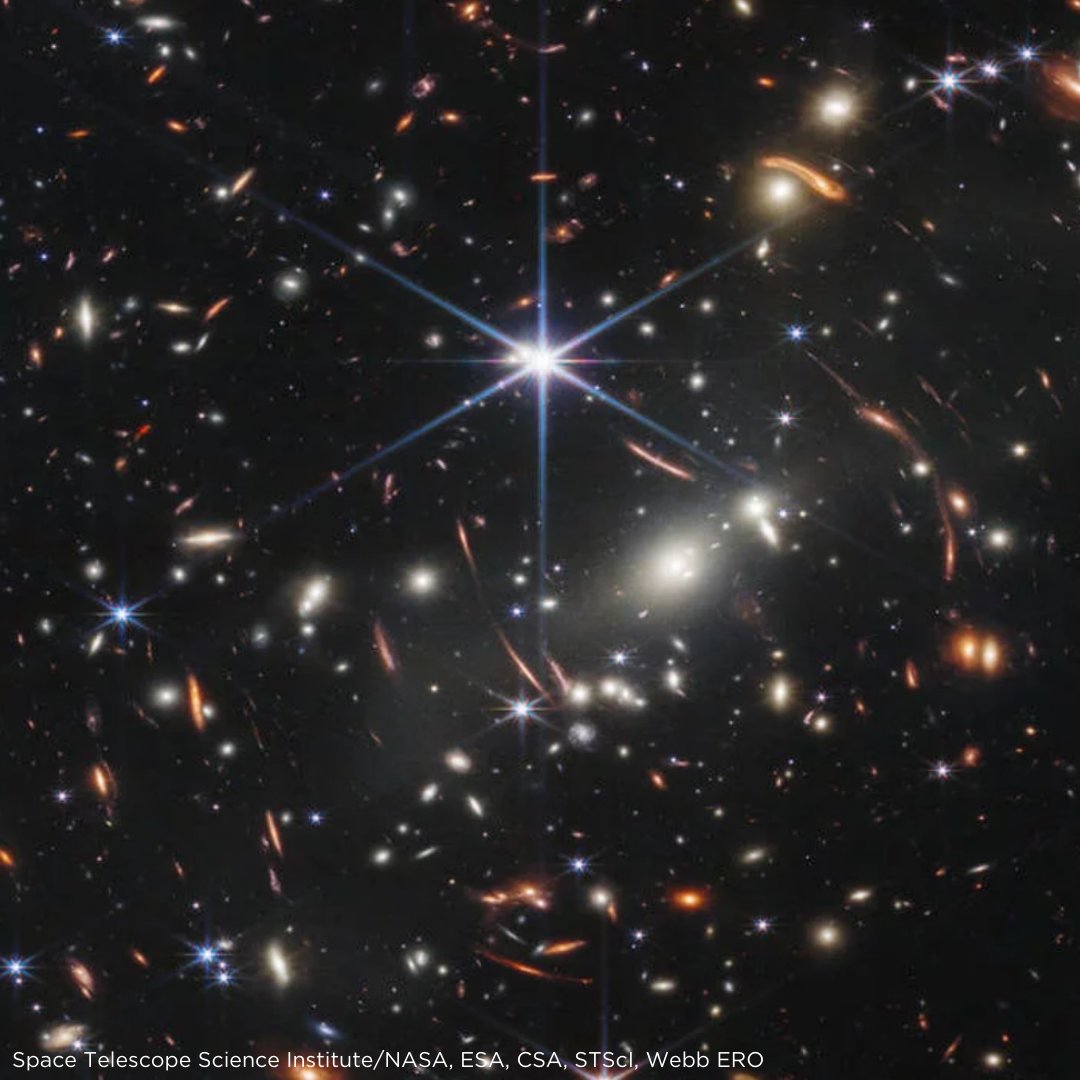 NASA's Webb telescope reveals a breathtaking image of the first galaxies ever formed in the universe. n.pr/3NSFeyk