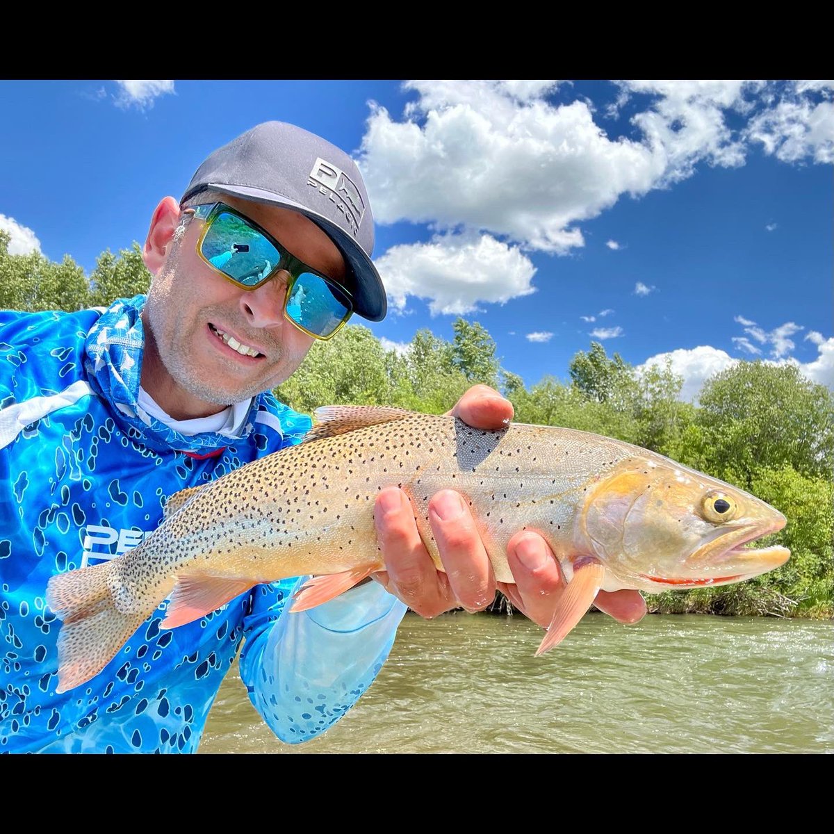 kevinblast's tweet photo. Wyoming Fly Fishing never disappoints!
Some beautiful Cutthroats.
#dryfly
#WyomingFlyFishing
#catchandrelease
#cutthroat #trout
#Flyfishing
#clackacraftdriftboats
#whatgetsyououtdoors
#seewhatsoutthere
#getoutandlive https://t.co/s1dgy5wpvH