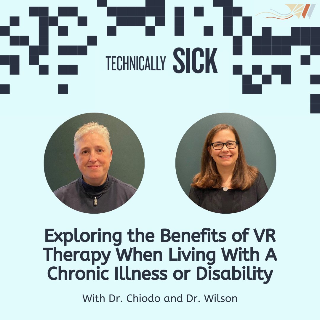 empowereduspod's tweet photo. In this new episode of Technically Sick, you’ll learn about the future applications of #VR for a means of therapy and recovery.

Tune in now at https://t.co/Uab3kIhrsL https://t.co/F3ItRUmvtG