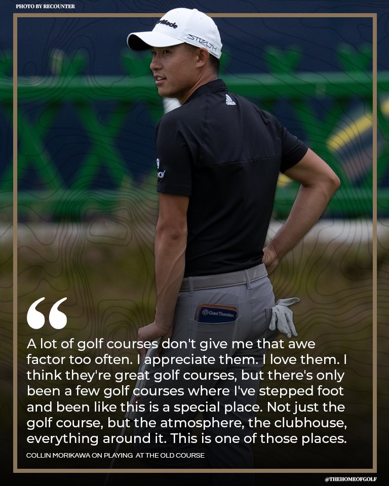 RT @TheHomeofGolf: Collin Morikawa on the #HomeOfGolf ahead of #TheOpen https://t.co/VpPZuTkZGE