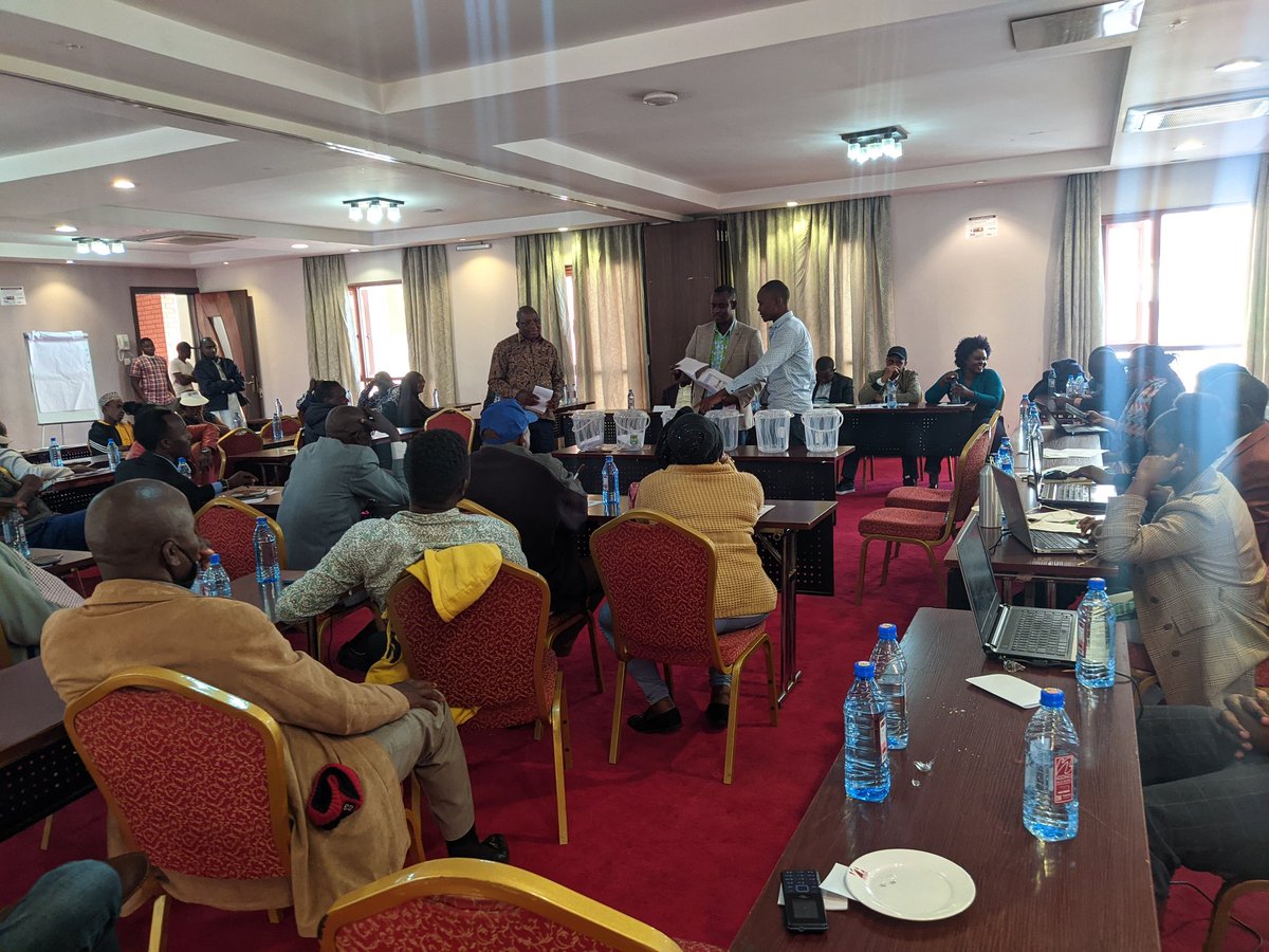 DapKWomen's tweet photo. We had a great training for the National Agents who will be training county and ward level agent on the 9th Election. Thanks to the @NDI for the training and sponsoring the event and the head office. @DAP_Kenya @HonEseli @EugeneLWamalwa 
#AzimioLaUmoja 
#MwaMkoMpya https://t.co/rnqEFlhaYL