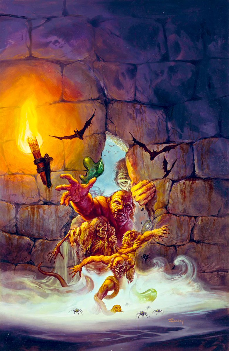 YoDanno's tweet photo. Another Easley piece I came across, that I believe was only released as a print.
Sooo cool isnβt it?
#DnD https://t.co/ln6EcZSDot
