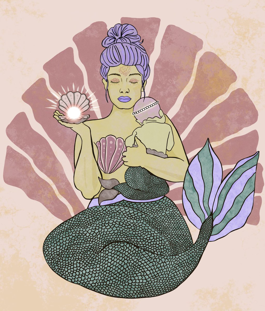 WorldofAlidia's tweet photo. ✨🐚🧜‍♀️She is here!!🧜‍♀️🐚✨

Our PRECIOUS Mermaid Mama Collab with @TheWomenCollNFT has now been dropped to over 45 of our WoA holders (who participated in the invite-contest)✨😍💖🧜‍♀️🐚

Hope you’re all loving her as much as we do!❤️❤️❤️ https://t.co/K22MRa0pNM