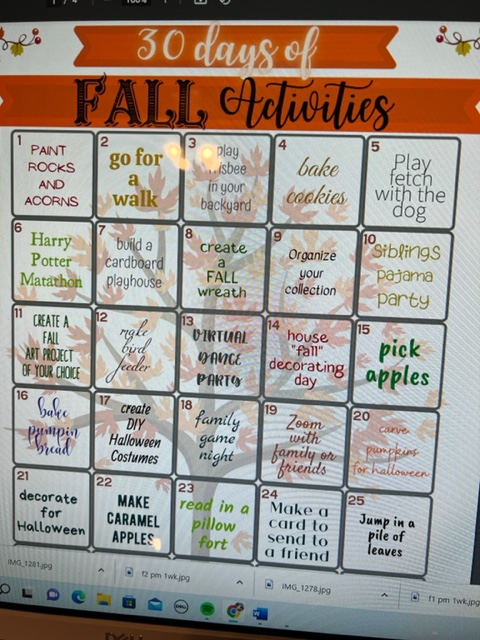 dinade's tweet photo. Fall Activities Calendar free printable of things to do #fallfreeprintable #fallprintable #thingstodoinfall https://t.co/YRjA9GzDg0 via @dinade https://t.co/o7HGFwcEdr