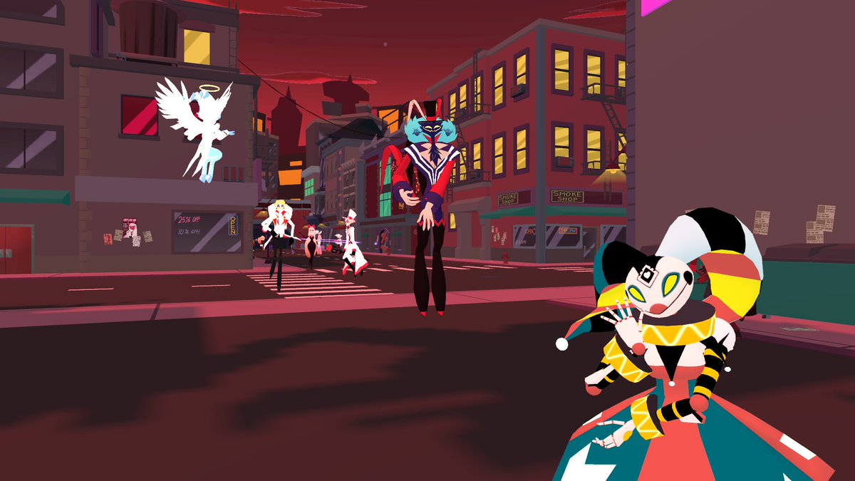 Buggy_Bento's tweet photo. In love with #Impcity on #VRChat had fun rolling around and trolling kids as Fem!Fizz.
~~
#HelluvaBoss #vrchat #vrchatworld #vrchatavatar #Fizzarolli #helluvabossVr https://t.co/GTHU5ZfWWm
