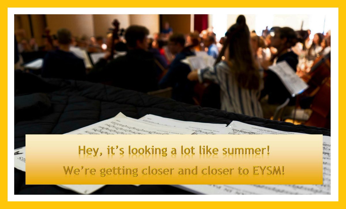 European Youth Summer Music - EYSM tweet media