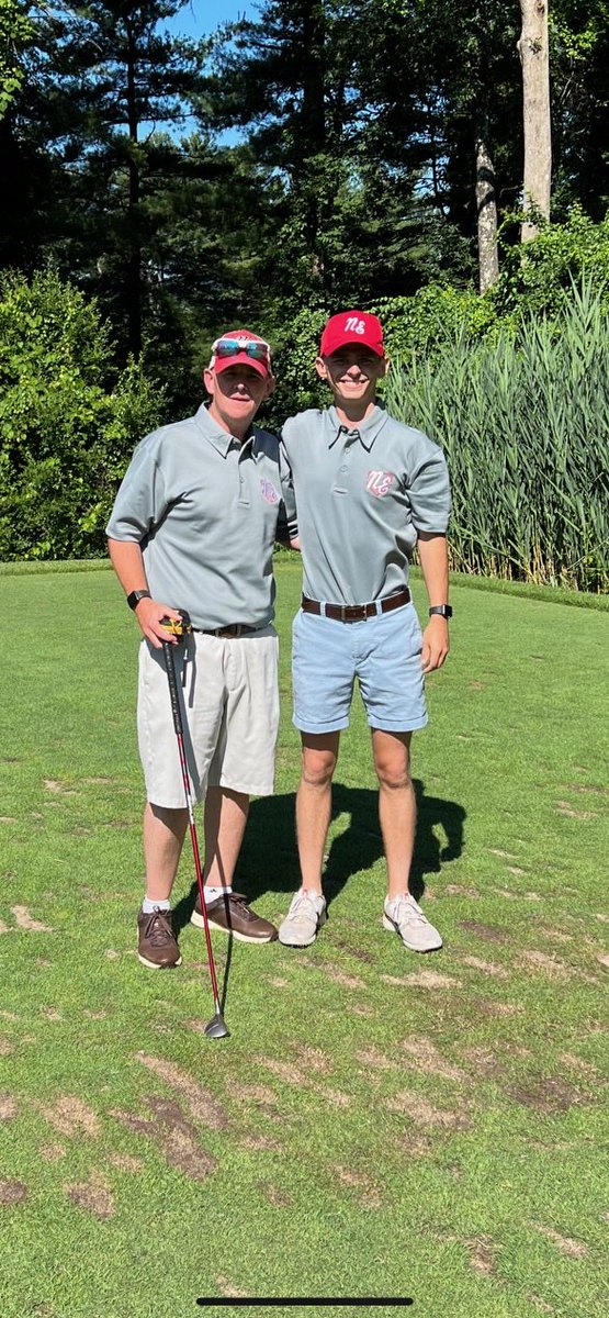Coach Grammel &amp; Coach Trainor @ Project Just Because Annual Golf outing @ Hopkinton Country Club!! Great job Mrs. Lambert!!!!