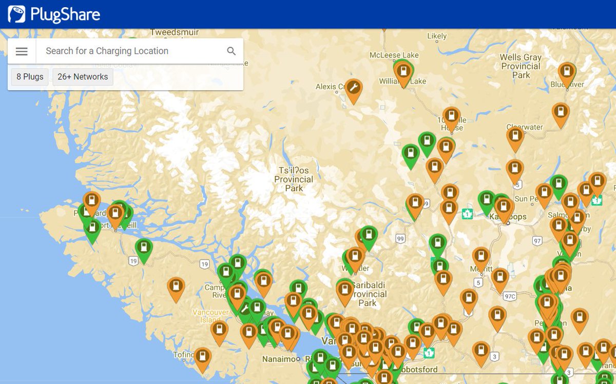 TranBC's tweet photo. Own an #ElectricVehicle in BC?

Check @plugshare for details about charging stations, including comments from users, helpful photos showing EVs being charged at the location, and notes about any service issues: https://t.co/RziXxTiKkF https://t.co/UMDDuzbzS0