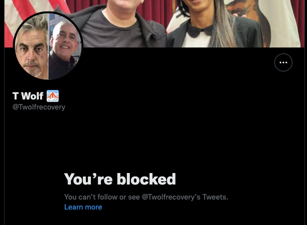 LowerNob's tweet image. Apparently struck a nerve with @Twolfrecovery pointing out that he pals around with Chris Rufo yet thinks he's still somehow moderate.