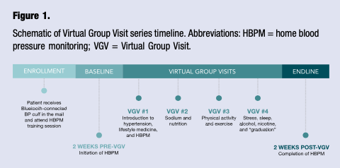 @MassGeneralNews Since COVID, our vision has been to focus on combining #VirtualGroupVisits with #HealthAndWellnessCoaching.

In this study, we looked at the impact of a four-part #VirtualGroupVisit series, coupled with home #BloodPressure monitoring and #HealthAndWellnessCoaching.