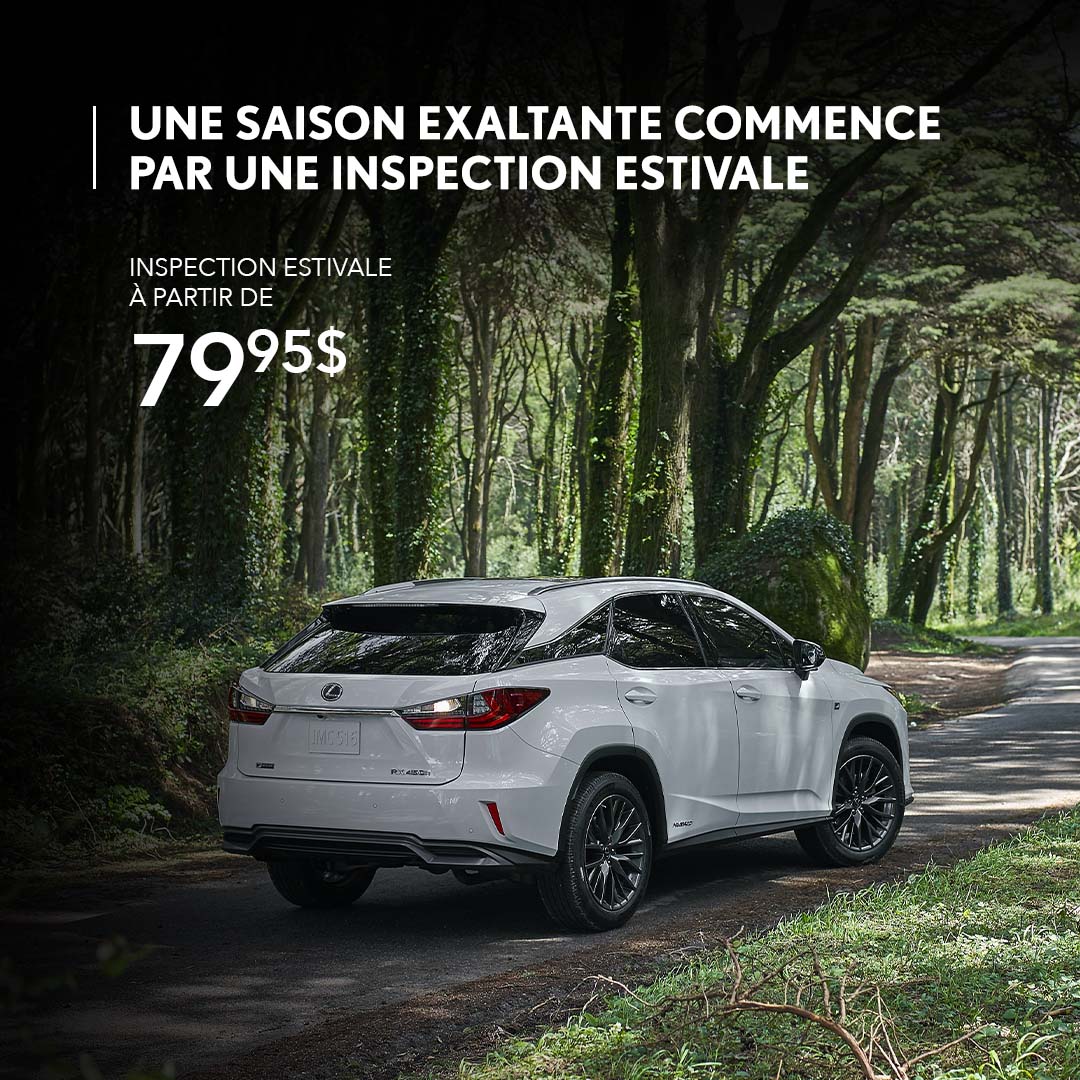 LachineLexus's tweet photo. Une saison exaltante commence par une inspection estivale. 
Inspection estivale à partir de 79,95 $*.
Prenez rendez-vous dès maintenant 👉 https://t.co/BWU2iuYZaX
#Spinelli100 #SpinelliLexusLachine https://t.co/6yceI7sjUB